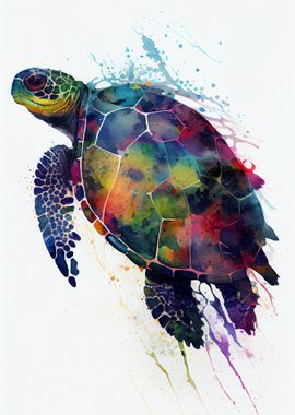 Turtle Watercolors