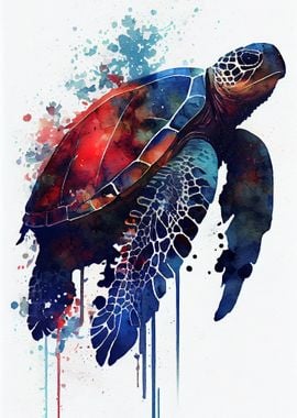 Turtle Watercolor