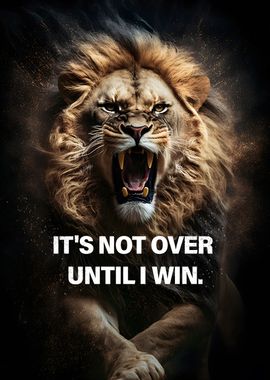 angry wild lion Motivation