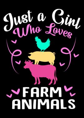 Farm Animals Girl