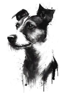 Jack Russel Terrier Ink