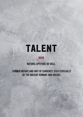 talent definition