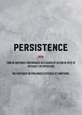 perseistence definition