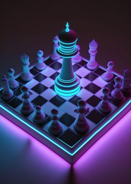 game chess neon