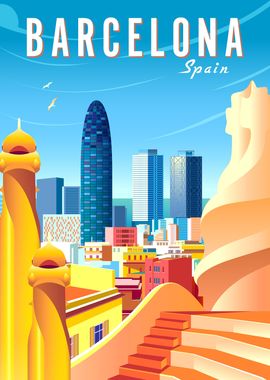 Spain Barcelona TraveL art