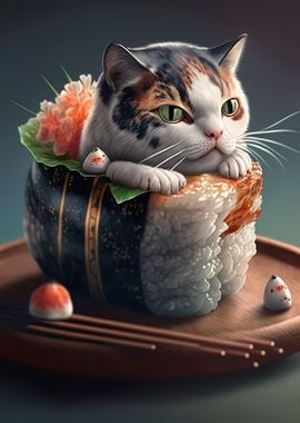 cat sushi