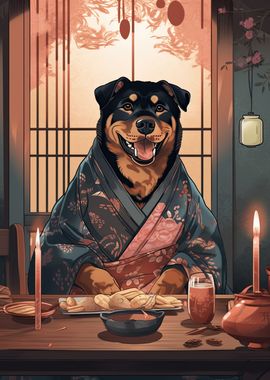 Rottweiler Japanese Food