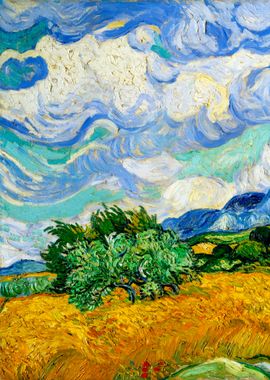 Van Gogh Wheat Field 1889