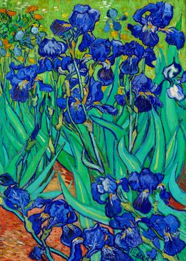 Irises 1889 Gogh Flowers