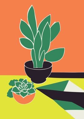 Cactus Friend Paper Poster