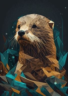 Geometric Otter Design