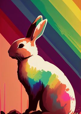 Rabbit Colorful