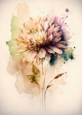 watercolor flowers