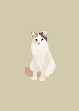 Turkish Van Illustration