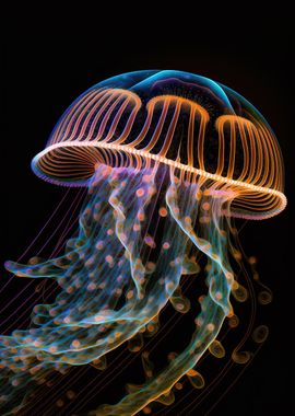 neon jellyfish