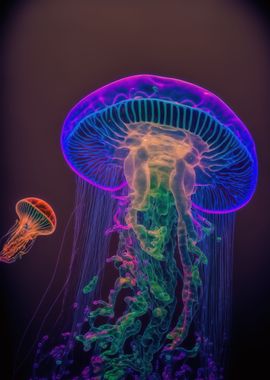 neon jellyfish