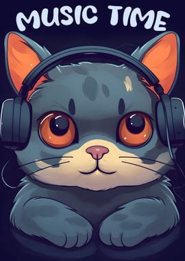 Cat Music Time