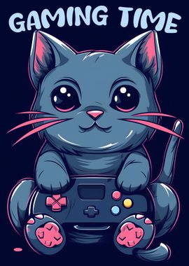 Cat Gaming Time