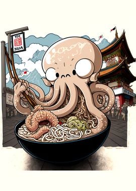 Octopus Ramen 