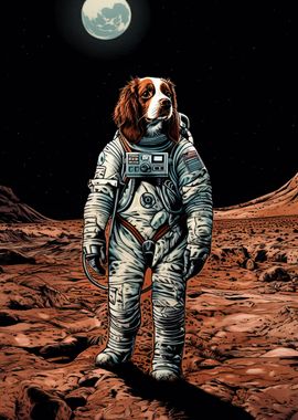 Brittany Spaniel On Mars