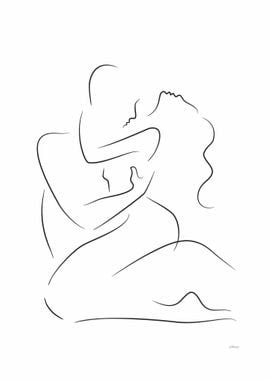 Minimalist sex drawing