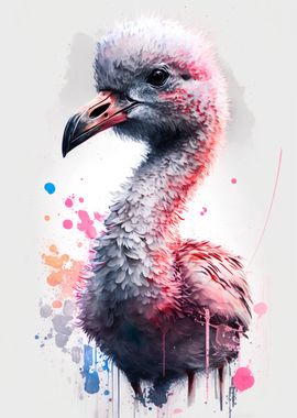 Flamingo Watersketch