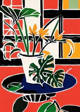 Maximalist Monstera Poster