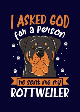 Funny Rottweiler Dog