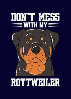 Funny Rottweiler Dog