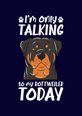 Funny Rottweiler Dog