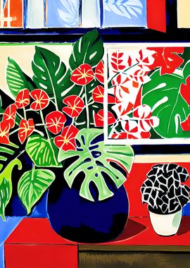 Contemporary Monstera Art