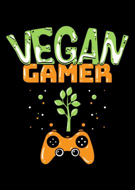 Vegan Gamer Funny Vegan