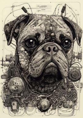 Steampunk Diagram Animal