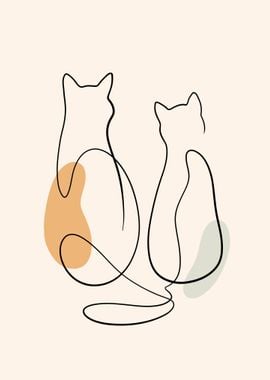 Cat one line