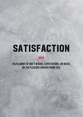 satisfaction definition