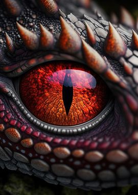 Dragon Eyes ' Poster, picture, metal print, paint by MatiasCurrie
