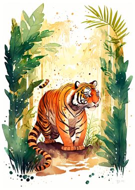 Wild Jungle Tiger