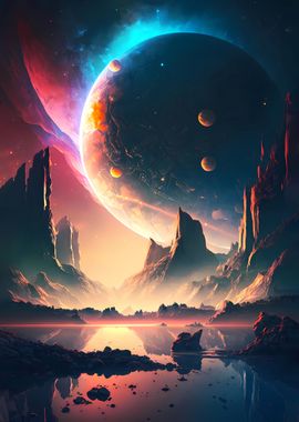 Dawn Planetary Landscape