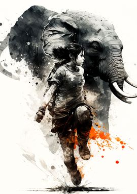 Riding Elephant