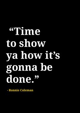 Ronnie Coleman quotes 