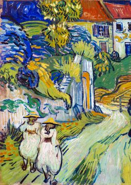 Stairway at Auvers Gogh