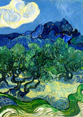 Olive Trees 1889 van Gogh