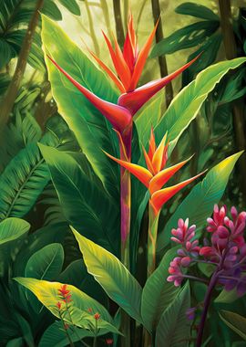 Jungle Bird of Paradise