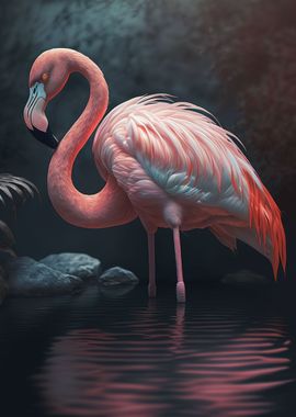 Flamingo pink beautiful