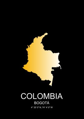 Colombia City Map