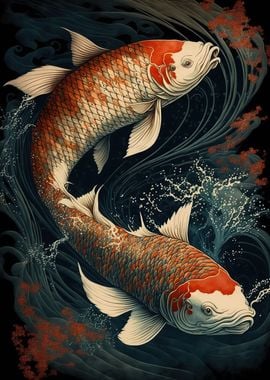 Koi fish japanese