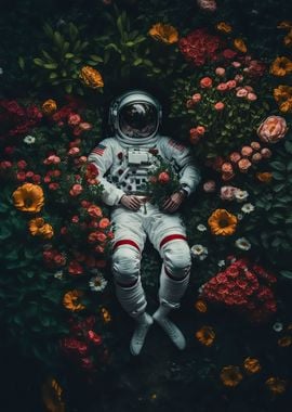 Astronaut flowers