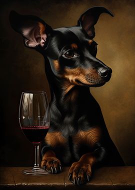 Miniature Pinscher Wine