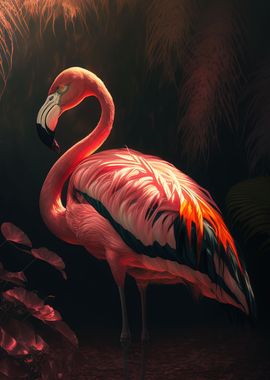 Flamingo pink beautiful