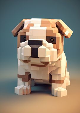 English Bulldog 8bit